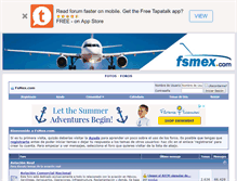 Tablet Screenshot of foros.fsmex.com